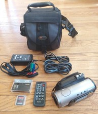 Sony HDR-HC3 Full 1080 HD Handycam, Carl Zeiss Lens W/Accessories - Not Tested