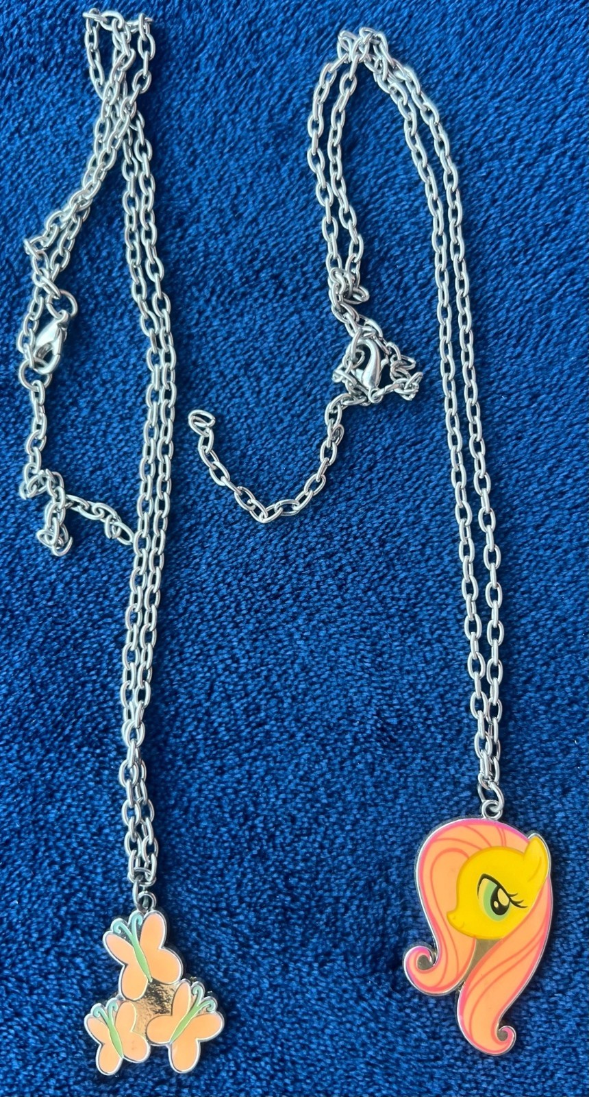 Hot Topic Official Fluttershy Cutie Mark Necklace Set Brony My Little Pony MLP