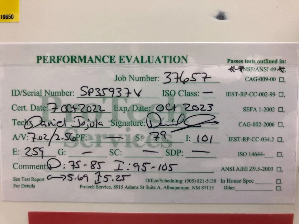 Baker BioGard B40-112 Class II Type A1 Biosafety Cabinet - Image 2 of 2