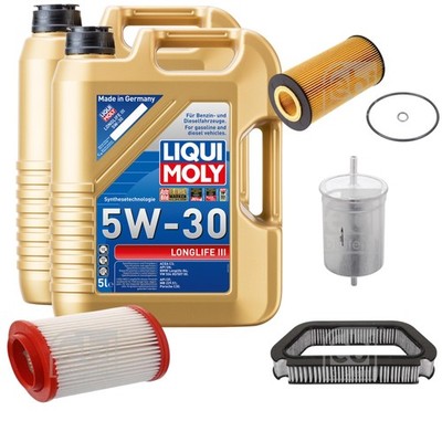 FEBI BILSTEIN Inspektionspaket 10L Liqui Moly 5W30 Longlife3 für Audi A8 4E2