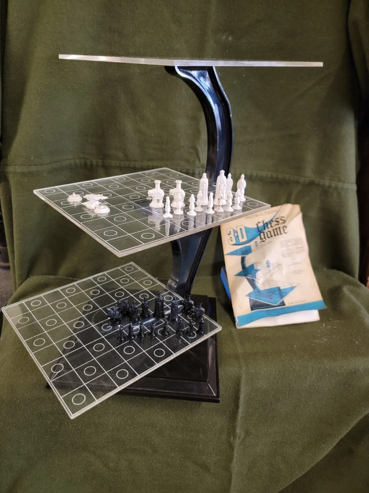 Vintage NOS 1967 Original 3D Chess Game - Field Mfg Lynn Johnson NEW NEVER USED - Image 2 of 4