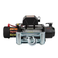 Electric winch 12V vehicle-mounted 24V DC small crane for off-road towing