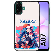 Coque pour Galaxy A07 A17 A27 A37 A57 anime casquette personnalisee