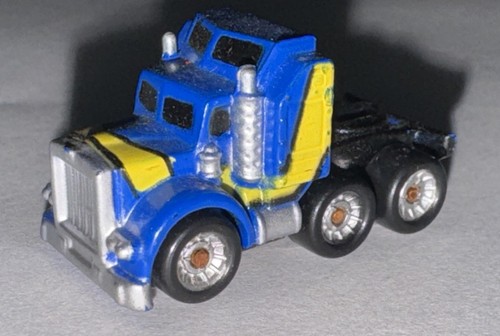 1987 Micro Machines Kenworth Semi Truck Cab Blue/Yellow - Galoob - Picture 5 of 5
