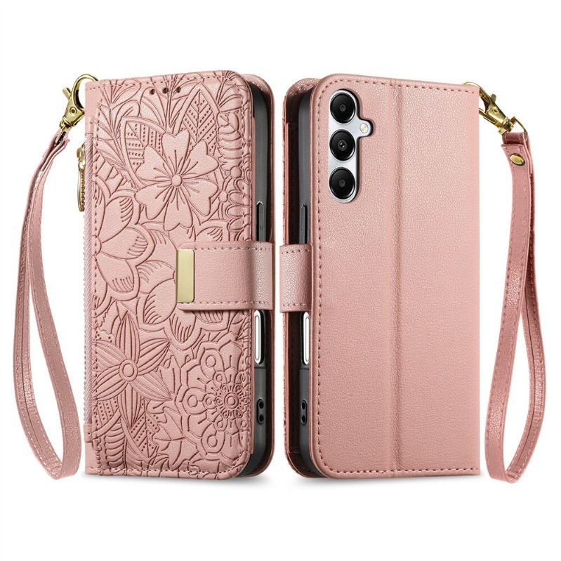 Zip Wallet Case Leather Flip Cover For Samsung S26 FE S25 S24 S23 S22 Ultra Plus — image 2