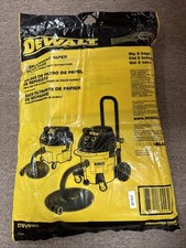 5 Pack DeWalt DWV012 Dust Extractor Replacement Disposable Paper Bags - DWV9401