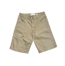 VINTAGE Y2K Levis Loose Khaki Twill Shorts Mens Sz 32
