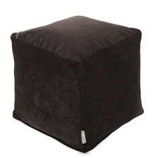 Majestic Home Goods Cube Pouf Villa Storm