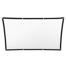 Polyester projection screen, a foldable laptop movie screen