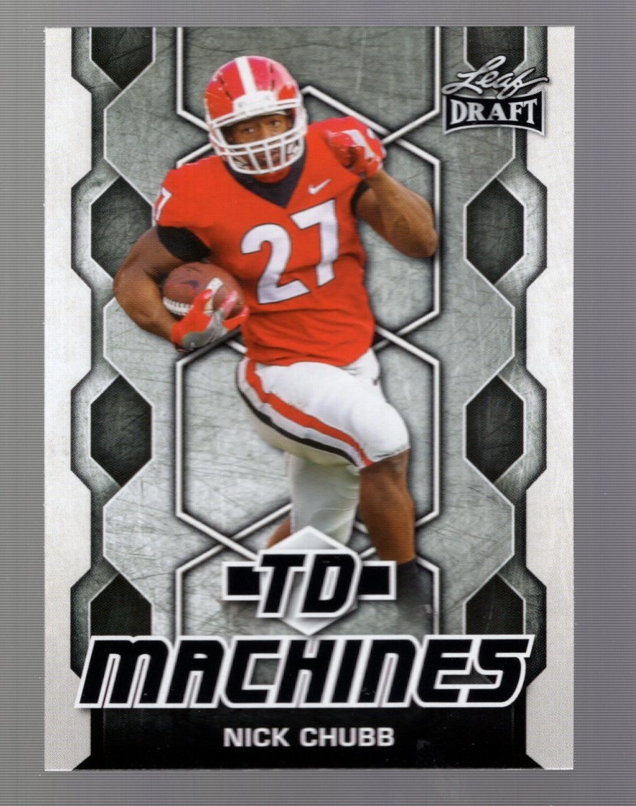 2018 Leaf Draft TD Machines #TD-14 Nick Chubb