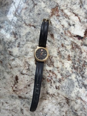 Wenger Watch S.A.K. Design Swiss Made Men's Watch Black Dial, Date, 100 M Water