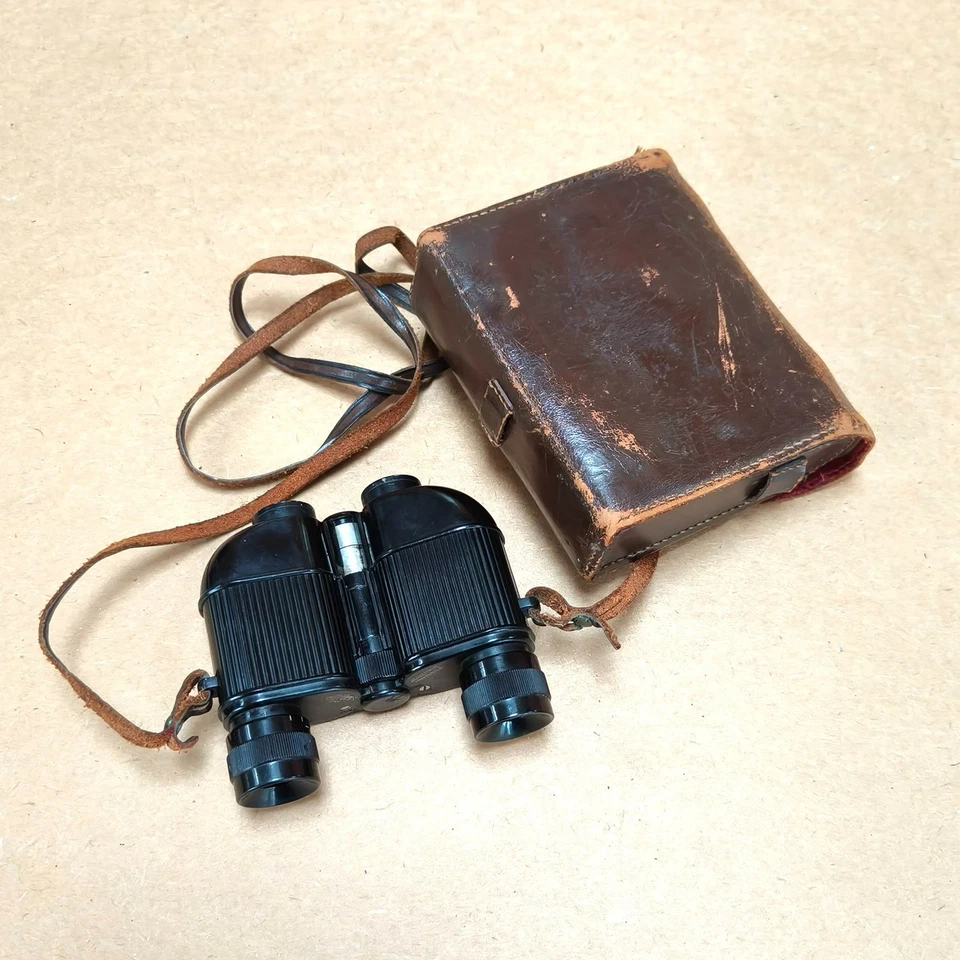 Vintage Kershaw Newmarket 7.5x21 Binoculars. UK WWII Era Compact Prism Optics - Image 2 of 4