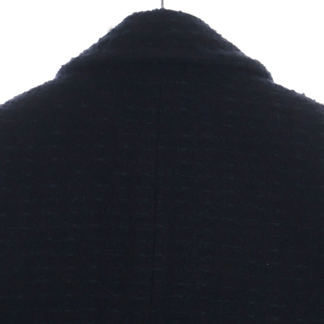 Cappotto doppiopetto SAINT LAURENT PARIS 21AW misto seta lana tweed pea usa