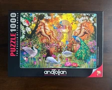 Anatolian "Secret Garden" Ciro Marchetti 1000 Piece Jigsaw Puzzle - Complete