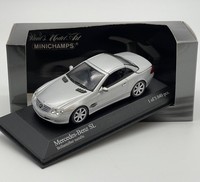 Mercedes Benz Sl R230 2001 Brilliant Silber Minichamps 400032030 1:43 Silber