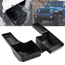 Wheel Well Storage Bin Rear Trunk Organizer Tray For 2018- 2023 Jeep Wrangler Jl