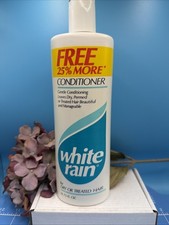 Vintage White Rain Conditioner For Dry Or Treated Hair 1990 18.75 oz New NOS
