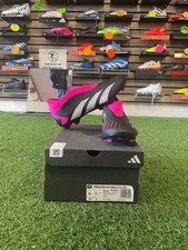 adidas Predator Accuracy.3 LL FG Soccer Cleats US Size 6.5 - Black/White/Pink