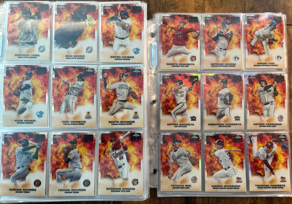 Topps 2022 cromo NPB - Juego completo de 216 tarjetas y los 72 insertos Foto 3 de 4