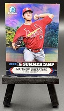 2021 Bowman Chrome #SC-26 Matthew Liberatore 2020 Summer Camp Cardinals