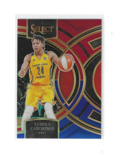 2024 Panini Select WNBA Red & Blue Parallel #184 Tamika Catchings - 122/399