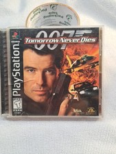 007 Tomorrow Never Dies PS1 Complete Black Label PlayStation Tested