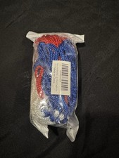 Heavy Duty Utility Basketball Net RED Blue White XX04RH Packaged with Barcode