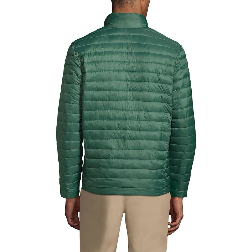 Lands' End Men's Packable Puffer Jacket - Insulated - Image 2 of 4