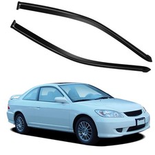 Side Window Deflectors Rain Guards Vent Window Visors for Honda Civic