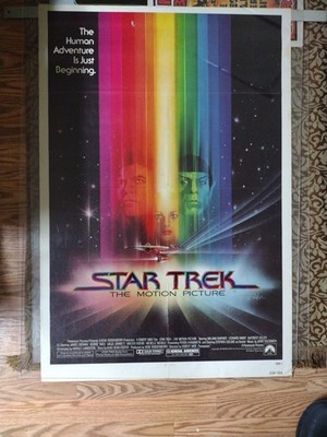 ''STAR TREK: THE MOTION PICTURE'' ORIGINAL 27X41 MOVIE POSTER 1979 SHATNER 