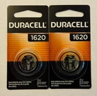 2 Pack CR1620 1620 DURACELL Lithium 3v Battery USA Free SHIP FRESH APR 2035