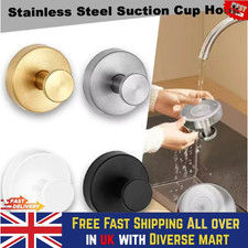 Strong Vacuum Suction Cup Hook Shower Towel-Holder Hooks for Bathroom Kitchen