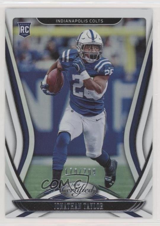 2020 Certified Rookies Mirror 179/299 Jonathan Taylor #118 5x3