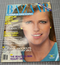 june 1980 Bazaar Cheryl Tiegs sexy cover Jaclyn Smith Priscilla Presley No Label