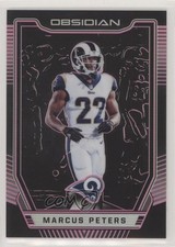 2018 Panini Obsidian Electric Etch Purple 10/75 Marcus Peters #47 0c3