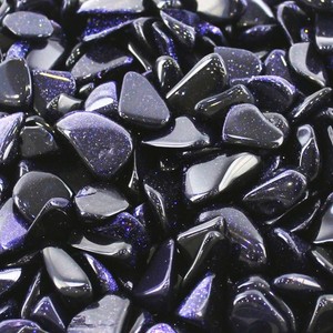 Chakra Cristal Dije Azul Aventurina Curación Gema Regalo Reiki Pequeño x10