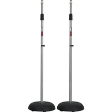 Proline MS235CR Round Base Mic Stand 2 Pack Chrome