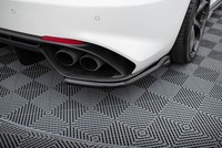 Maxton Design Diffusor Flaps Passend FüR Alfa Romeo Giulia Quadrifoglio Schwarz