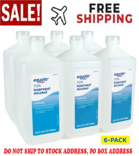 Equate 70 Isopropyl Alcohol Antiseptic Liquid, 6 PACK, 6 x 32 fl oz 