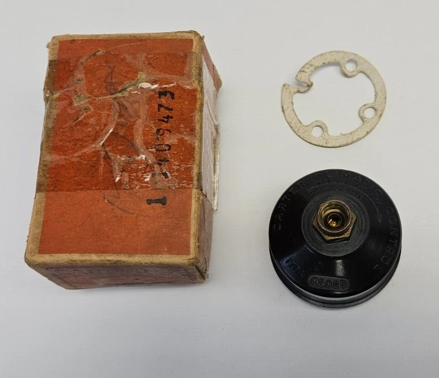 Estrangulador de carburador Dodge Plymouth Carter 1954-1959 con 6 cilindros 1409473 nuevo en stock Foto 3 de 4