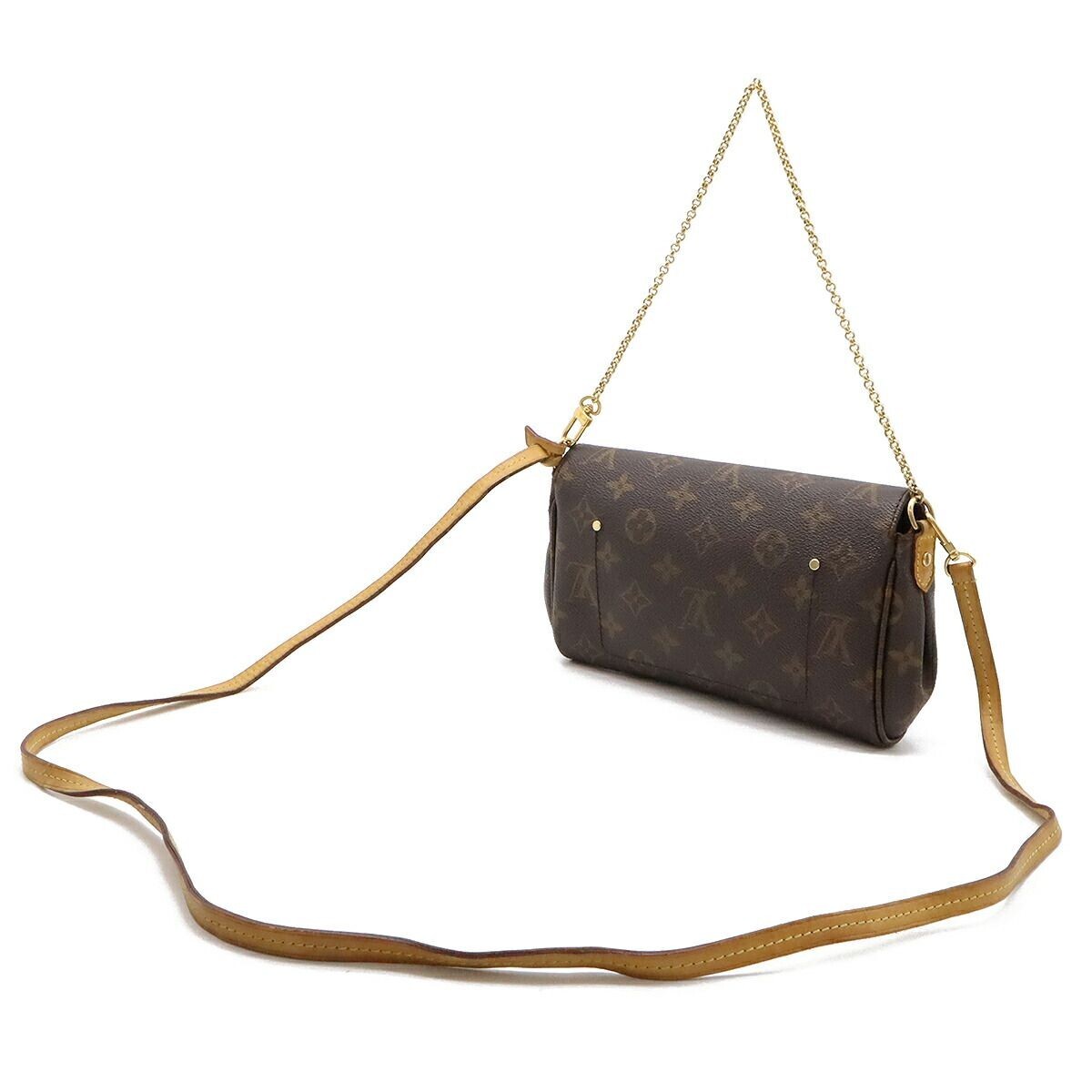 Authentic Louis Vuitton Monogram Favorite PM Shoulder Bag Hand Bag