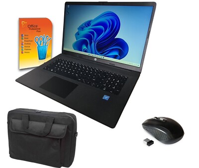 HP 17'' Laptop N4500 Intel  bis 64GB RAM - 2TB SSD / Win11 /Office 2021 / TOP-SET