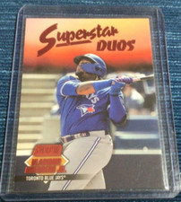 2021 Topps Stadium Club Superstar Duos Red #15 Bo Bichette Vladimir Guerrero Jr