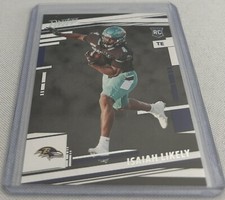 2022 Panini Prestige Football Isaiah Likely Baltimore Ravens Rookie #340
