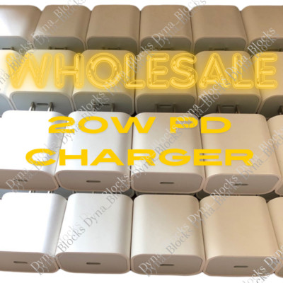 Lot 20W USB Type C Power Adapter Fast Charger Cube Block For iPhone iPad Android