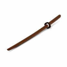 Childrens Wooden Martial Arts Bokken Red Oak Training Aid Forms Practice Kids