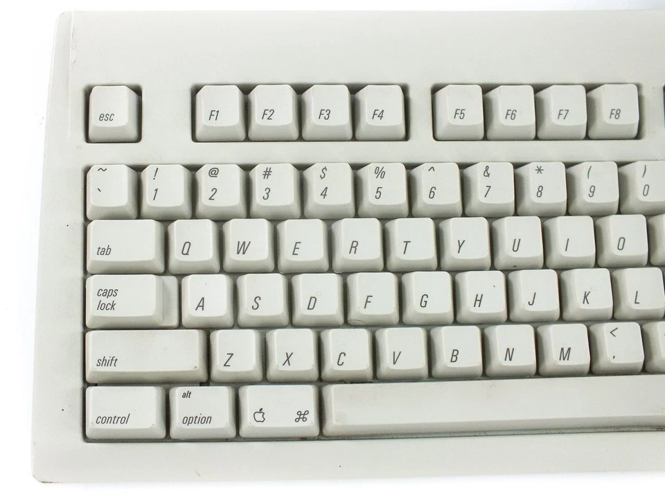 Apple M2980 AppleDesign Keyboard with Non-Removable ADB Cable M3501 c.1990's - Image 3 of 4