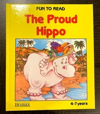 VINTAGE: The Proud Hippo by BRIMAX 1989 Edition