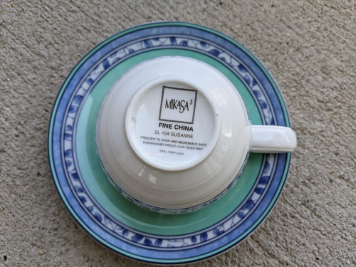 Mikasa Susanne 💙 Coffee Tea Cup & Saucer Set ☕ SL104 - Picture 4 of 7