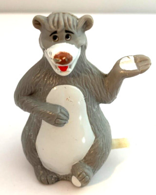 Disney Jungle Book Baloo Vintage 3'' McDonald's Wind Up Toy 1989 Happy Meal